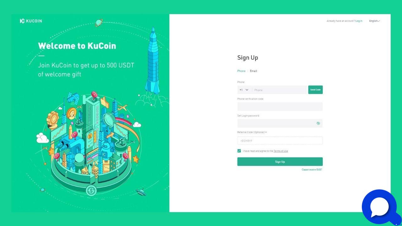 Create KuCoin Account