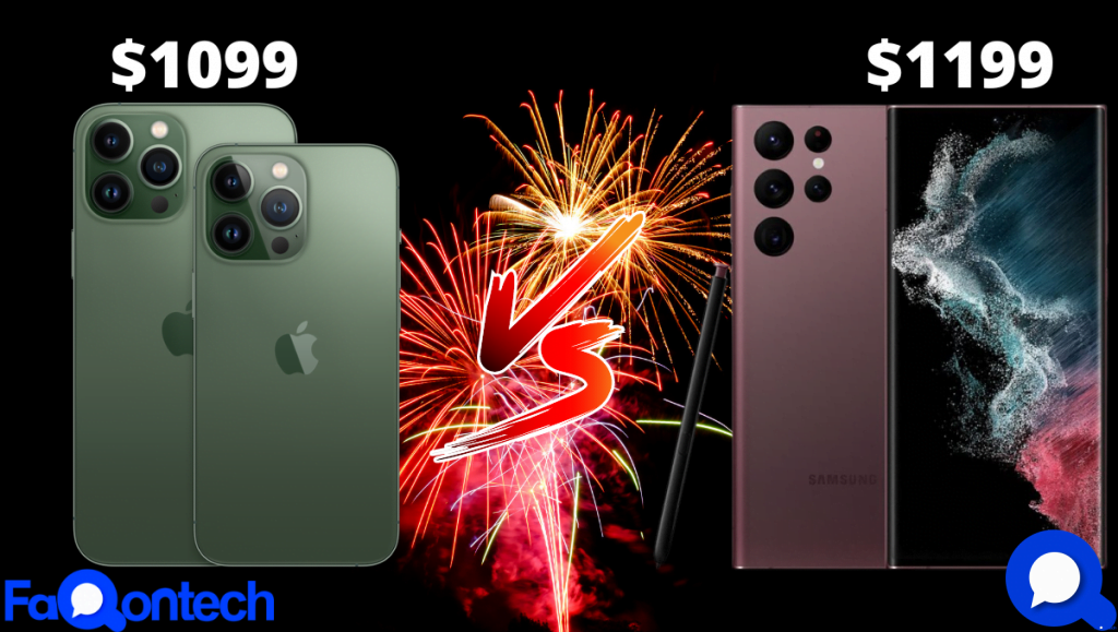 iPhone 13 Pro Max Vs Samsung Galaxy S22 Ultra 5G
