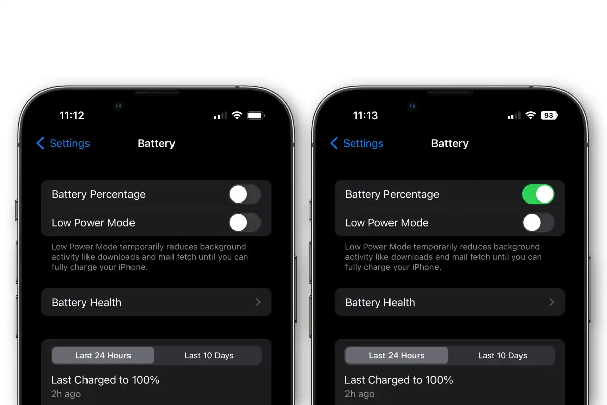 zuiverheid Omgekeerde tijger How to Enable iPhone Battery Percentage in Status Bar in iOS 16 - Faqontech