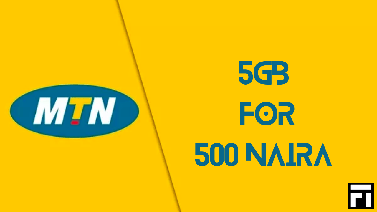 5GB For 500 Naira on MTN - Best Data Plan in Nigeria?