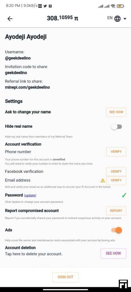 verify Pi Network