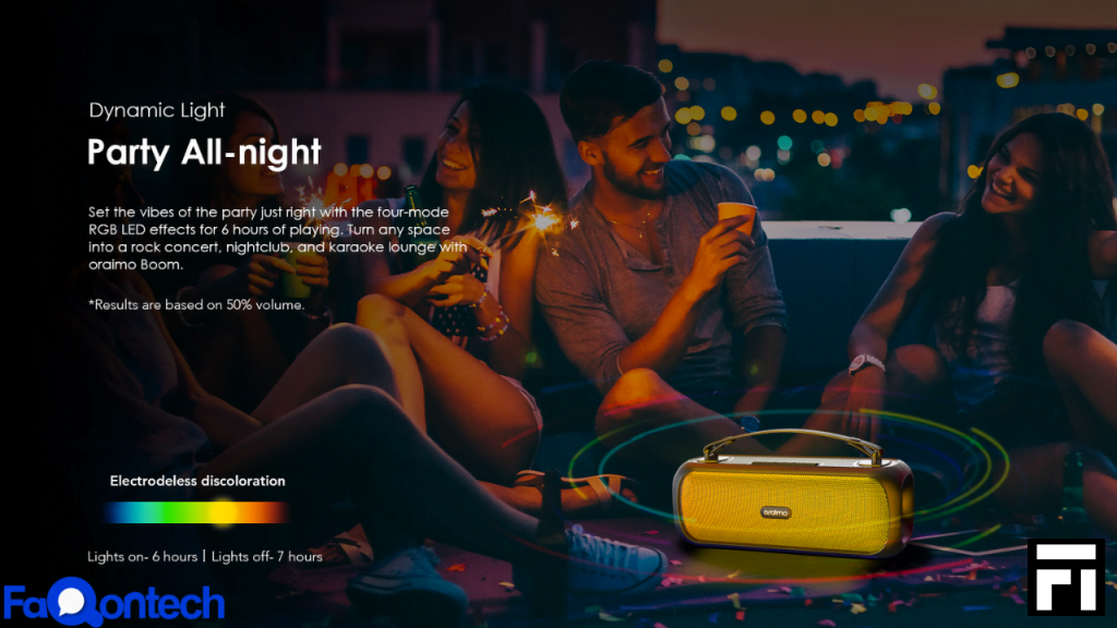 Oraimo Bass Go Boom – Features and Specifications
